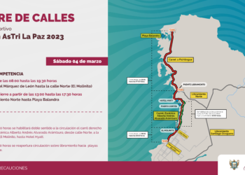 Habrá cierre de vialidades por “Triatlón “AsTri La Paz