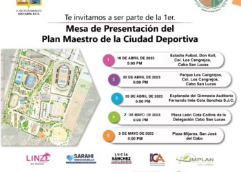 Inició en Los Cabos la socialización del proyecto de la Ciudad Deportiva; regidor Linze Rodríguez invita a participar en las mesas de presentación