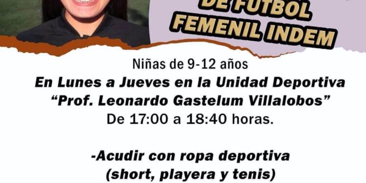 Se abren inscripciones para la escuela de Fútbol Soccer Femenil de CSL&nbsp;
