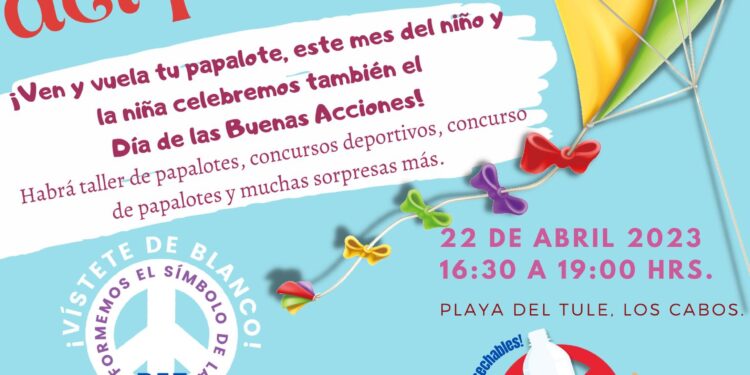 DIF Los Cabos y Dibujando Nuestro Sueño A.C. invitan a la población a la 6ta edición del “Dibufestival del Papalote”