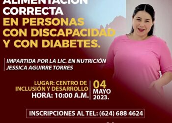 IMDIS Los Cabos impartirá la platica “Alimentación Correcta en Personas con Discapacidad y con Diabetes”