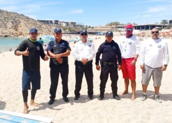 Intensa jornada preventiva y operativa se desplegó en Cabo San Lucas durante la Semana Santa 2023