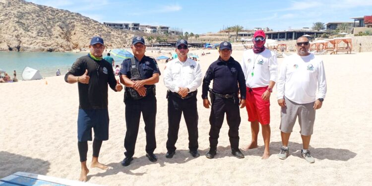 Intensa jornada preventiva y operativa se desplegó en Cabo San Lucas durante la Semana Santa 2023