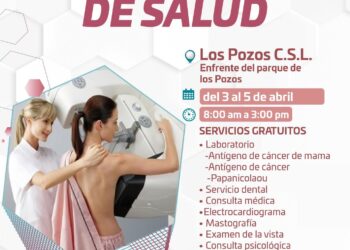 Las Brigadas Médicas de Salud estarán del 3 al 5 de abril en la comunidad de Los Pozos en CSL