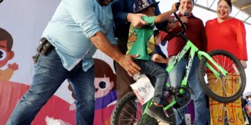 Celebró DIF La Paz el Festival de la Niñez en la colonia La Pasión