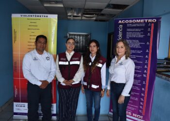 EL ISMUJERES COORDINA ESTRATEGIAS CON SEGURIDAD EN ZONA NORTE
