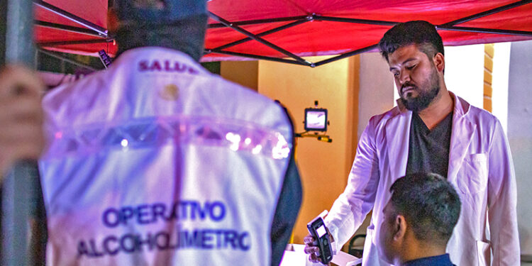 CONTINÚAN OPERATIVOS DE ALCOHOLIMETRÍA CON PARTICIPACIÓN DE COEPRA