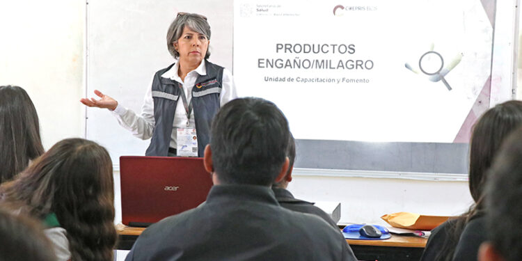 SENSIBILIZÓ COEPRIS A ESTUDIANTES SOBRE RIESGO DE CONSUMIR PRODUCTOS ENGAÑO