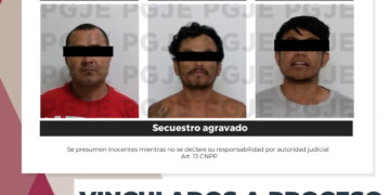 OBTIENE PGJE TRES VINCULACIONES A PROCESO CONTRA PROBABLES SECUESTRADORES EN LOS CABOS
