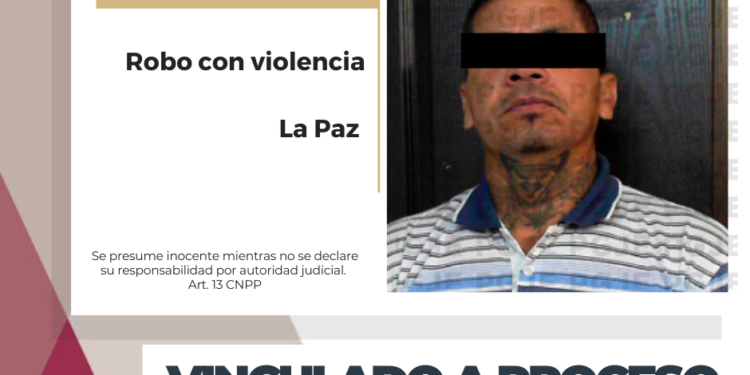 OBTIENE PGJE UNA VINCULACIÓN A PROCESO CONTRA ERASMO “N” POR ROBO CON VIOLENCIA