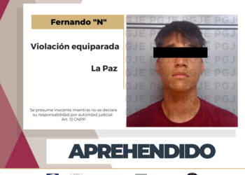 APREHENDE PGJE A UN HOMBRE BUSCADO POR EL DELITO DE VIOLACIÓN EN LA PAZ&nbsp;