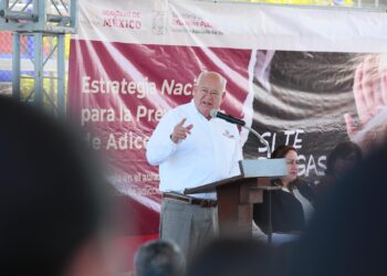 Gobernador VCC da inicio en BCS a campaña “Si te drogas, te dañas”