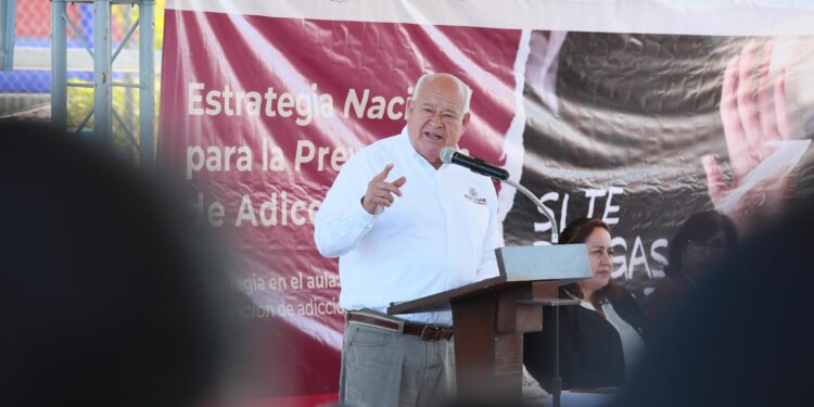 Gobernador VCC da inicio en BCS a campaña “Si te drogas, te dañas”
