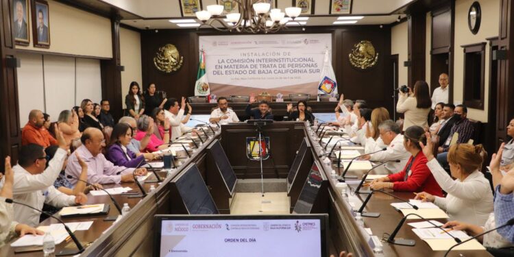 INSTALAN EN BCS COMISIÓN INTERINSTITUCIONAL EN MATERIA DE TRATA DE PERSONAS&nbsp;