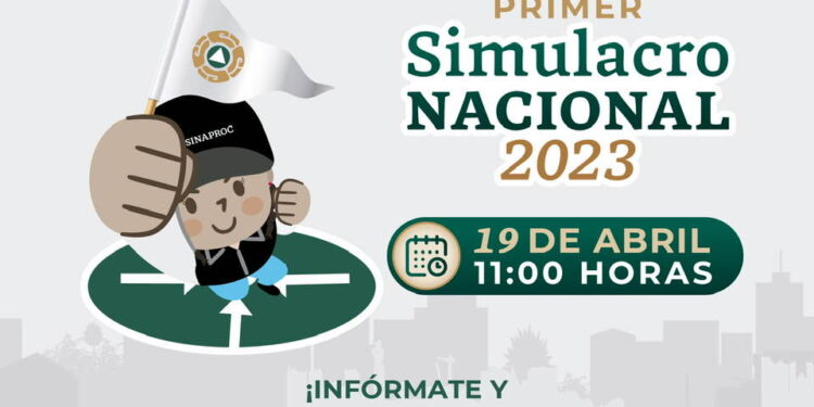 INVITA GOBIERNO DEL ESTADO A PARTICIPAR EN PRIMER SIMULACRO NACIONAL