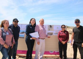 Arrancan Gobierno del Estado y SEDATU, construcción de dos campos deportivos para Mulegé
