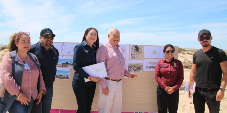 Arrancan Gobierno del Estado y SEDATU, construcción de dos campos deportivos para Mulegé