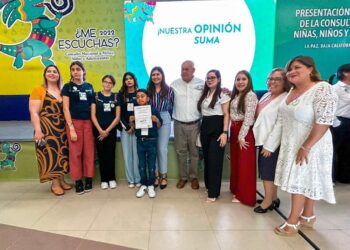 NIÑEZ Y JUVENTUD MULEGINA PARTICIPAN EN LA PRESENTACIÓN DE RESULTADOS DE LA CONSULTA “¿ME ESCUCHAS? 2022”.