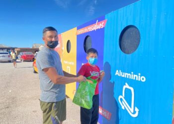 Recolectados 143 kilos de residuos reciclables en el contenedor de “Ruta Cero” en playa El Tecolote