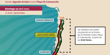 Cierre del Paseo Álvaro Obregón por Triatlón La Paz El Caimancito 2023