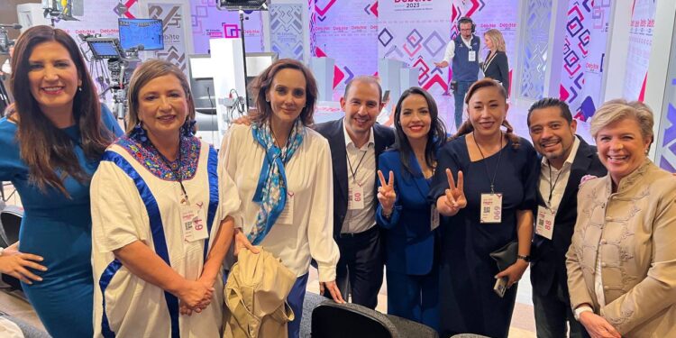 Ganó el debate Alejandra del Moral: Marko Cortés &nbsp;