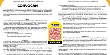 Este 24 de mayo se cierra la convocatoria para obtención de becas económicas deportivas que otorga el XIV Ayuntamiento de Los Cabos