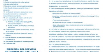 Seguridad Pública abre la convocatoria 2023 para ingresar a la Policía Municipal