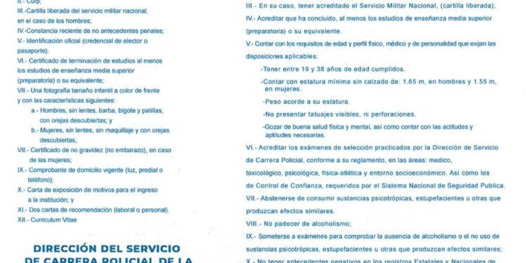 Seguridad Pública abre la convocatoria 2023 para ingresar a la Policía Municipal