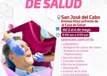 Regresan las Brigadas Médicas a San José del Cabo; del 02 al 06 de mayo estarán en la colonia Ánimas Altas