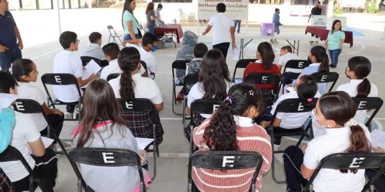 Concurrida participación en CSL durante la votación para elegir al Cabildo Infantil de Los Cabos&nbsp;