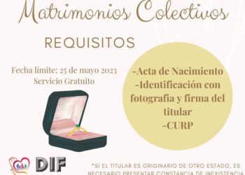 Tienes hasta el 25 de mayo para sumarte a la campaña “Matrimonios Colectivos 2023” del DIF Los Cabos&nbsp;