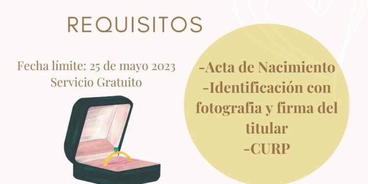 Tienes hasta el 25 de mayo para sumarte a la campaña “Matrimonios Colectivos 2023” del DIF Los Cabos&nbsp;