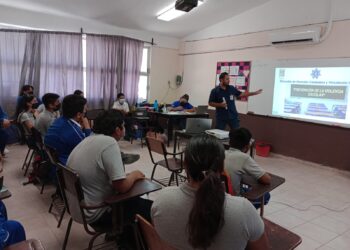 Seguridad Pública realiza actividades en la zona rural para evitar el acoso escolar