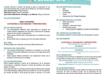 Inscribe a tu equipo y participa en el Concurso Municipal de Modelado de Arena a realizarse el 31 de mayo en Los Cabos