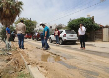 OOMSAPAS Los Cabos y grupo empresarial atenderán los baches ocasionados por reparaciones de fugas de agua