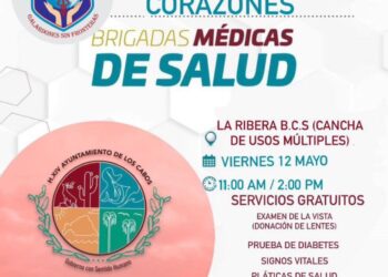 Gobierno de Los Cabos instalará este viernes 12 mayo una Brigada de Salud en delegación de La Ribera