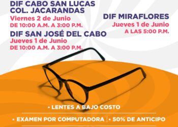 Aprovecha la Campaña Visual del DIF Los Cabos; adquiere lentes a bajo costo