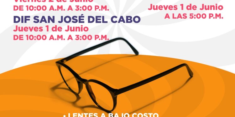 Aprovecha la Campaña Visual del DIF Los Cabos; adquiere lentes a bajo costo