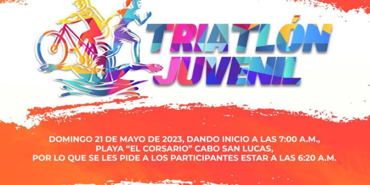 Junta tu equipo o compite de manera individual en el “1er Triatlón Juvenil” con inclusión, este 21 de mayo en Los Cabos