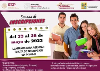 Egresarán 120 estudiantes de la Preparatoria Abierta del municipio de Los Cabos