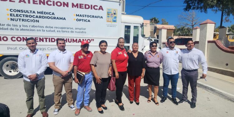 Invita Gobierno de Los Cabos a hacer uso de los Servicios Médicos gratuitos en la colonia Santa Rosa Fundador en SJC