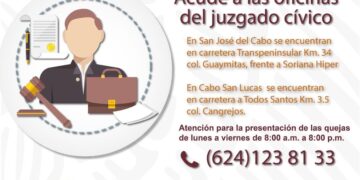 Justicia Cívica de Los Cabos ha atendido más de 1000 denuncias ciudadanas