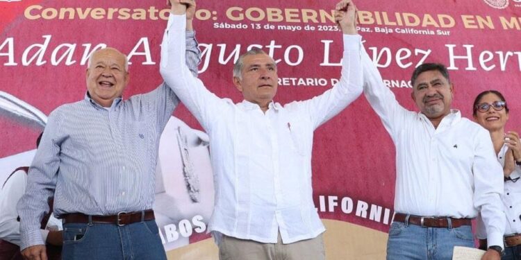 En unidad, trabajemos para consolidar la cuarta transformación en BCS: Adán Augusto