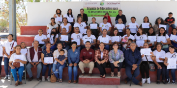 Concluyen 40 mujeres de Los Dolores Cursos de Capacitación Productiva