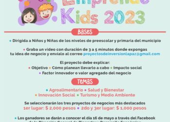 Convoca Ayuntamiento a niñas y niños para la segunda edición de “Emprende Kids”