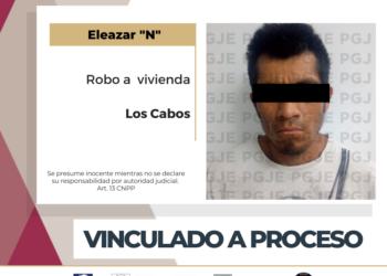 QUEDA EN PRISIÓN PREVENTIVA POR ROBO EN CABO SAN LUCAS
