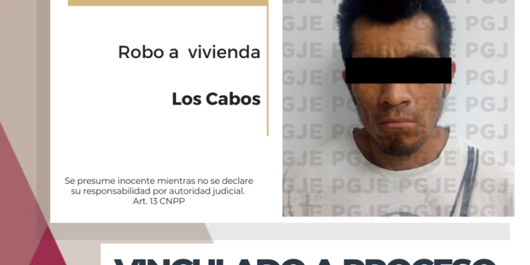 QUEDA EN PRISIÓN PREVENTIVA POR ROBO EN CABO SAN LUCAS