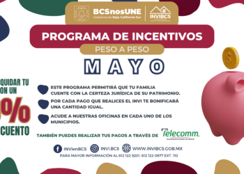 INVI OFRECE DESCUENTOS DEL 50% EN ADEUDOS, CON EL PROGRAMA “PESO A PESO”