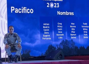 DE 16 A 22 FENÓMENOS SE PODRÍAN FORMAR EN EL PACÍFICO, PARA LA TEMPORADA DE LLUVIAS Y CICLONES 2023