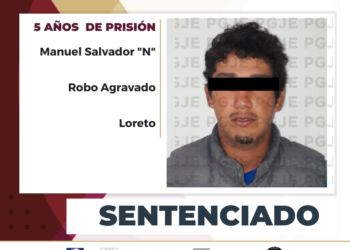 EN JUICIO ORAL&nbsp;PGJE OBTIENE SENTENCIA DE 5 AÑOS DE PRISIÓN PARA CULPABLE DE ROBO&nbsp;